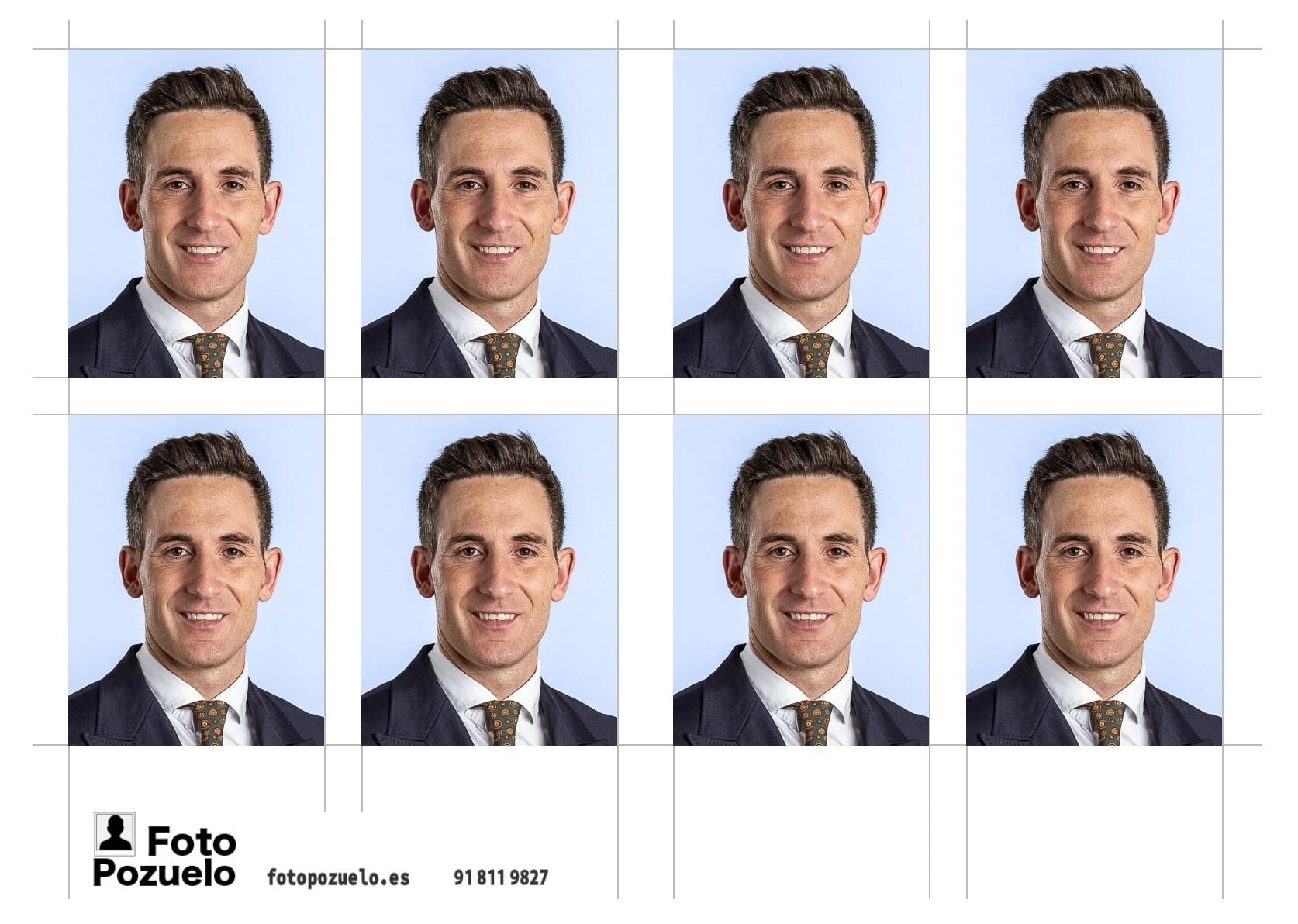 set de foto carnet americano