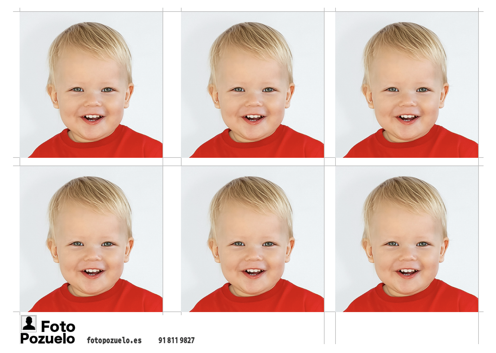 Referencia de fotografía para visado